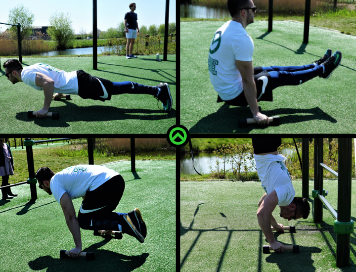 Mini-parallettes en bois - Sac de transport inclus | StreetGains®