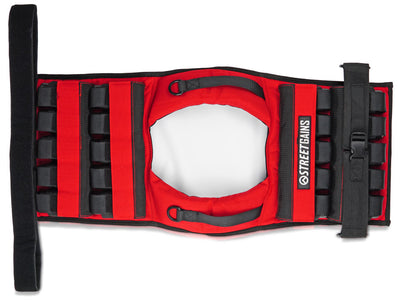 Gewichtsweste 20 kg Rot – inklusive Gewichte | StreetGains®
