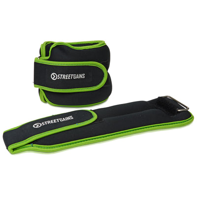 Handgelenk- und Fußgelenkgewichte 2 kg | StreetGains®