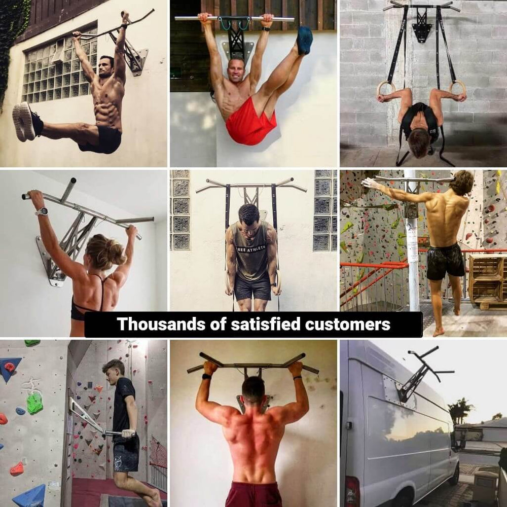 Klimmzugstange und Dip-Bar – Montage an Innen- und Außenwänden | Pullup & Dip®