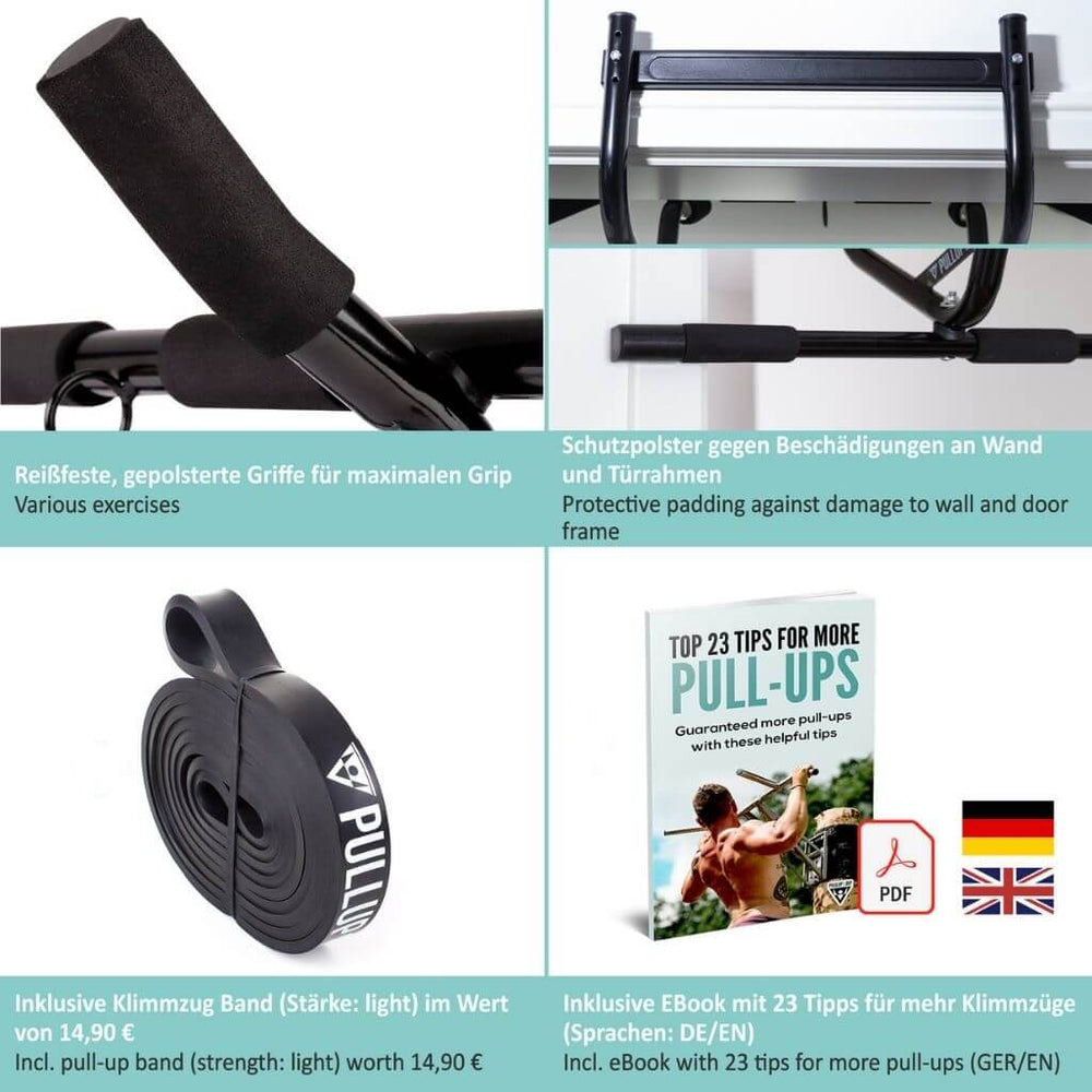 Barre de traction pour cadre de porte | Pullup & Dip®