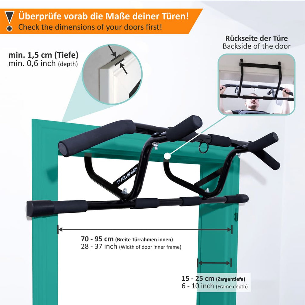 Barre de traction pour cadre de porte | Pullup & Dip®