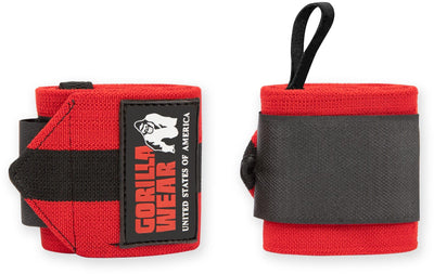 Handgelenkbandagen ULTRA Schwarz/Rot | Gorilla Wear®