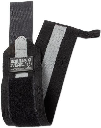 Handgelenkbandagen ULTRA Schwarz/Grau | Gorilla Wear®