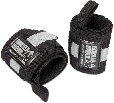 Handgelenkbandagen ULTRA Schwarz/Grau | Gorilla Wear®