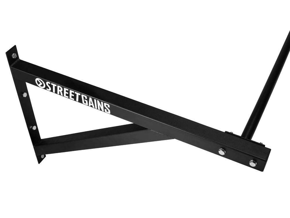 Straight Grip Pull-Up Bar System Black | StreetGains®