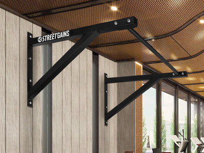 Klimmzugstange Straight Grip Pull Up Bar System Schwarz | StreetGains®