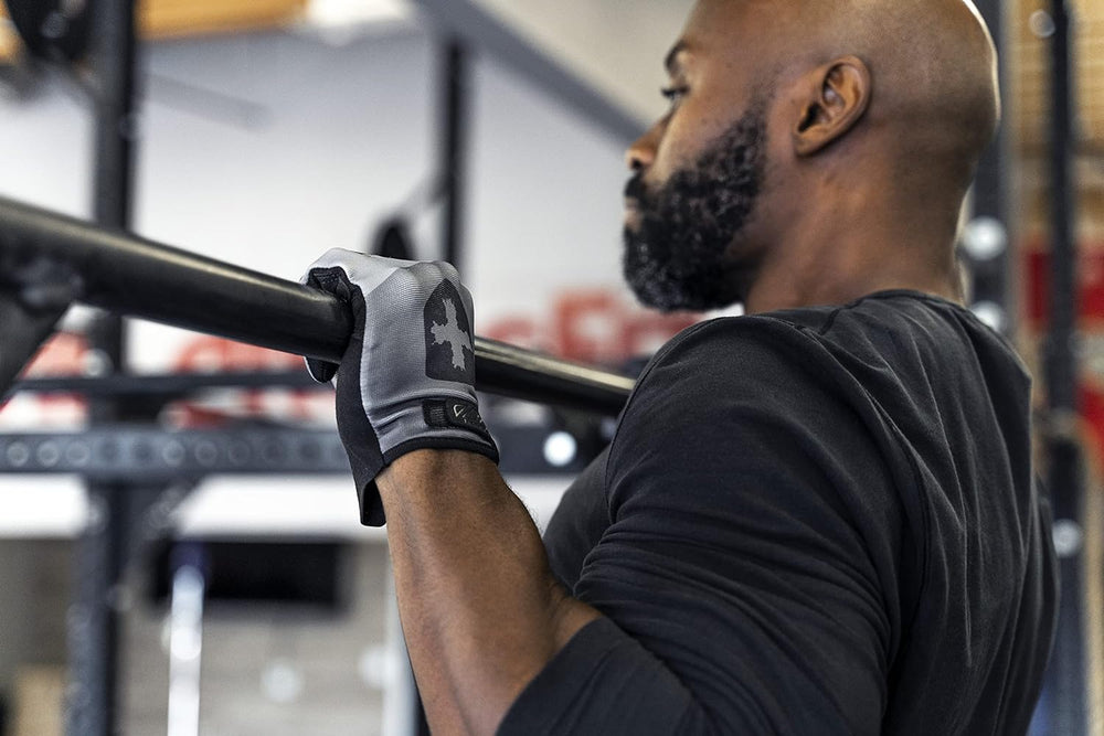 Men's Shield Protect Fitness Handschoenen - Zwart/Grijs | Harbinger®