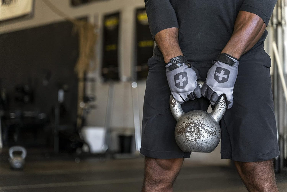 Men's Shield Protect Fitness Handschoenen - Zwart/Grijs | Harbinger®