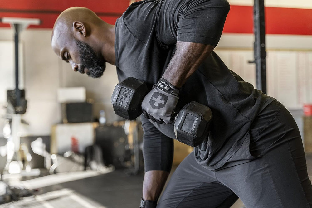 Men's Shield Protect Fitness Handschoenen - Zwart/Grijs | Harbinger®