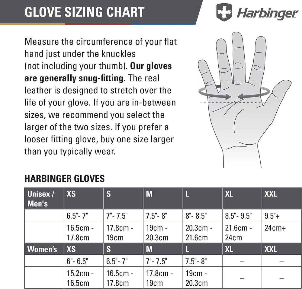 harbinger handschuhe Pro 2.0 Unisex Fitness Gloves - Black