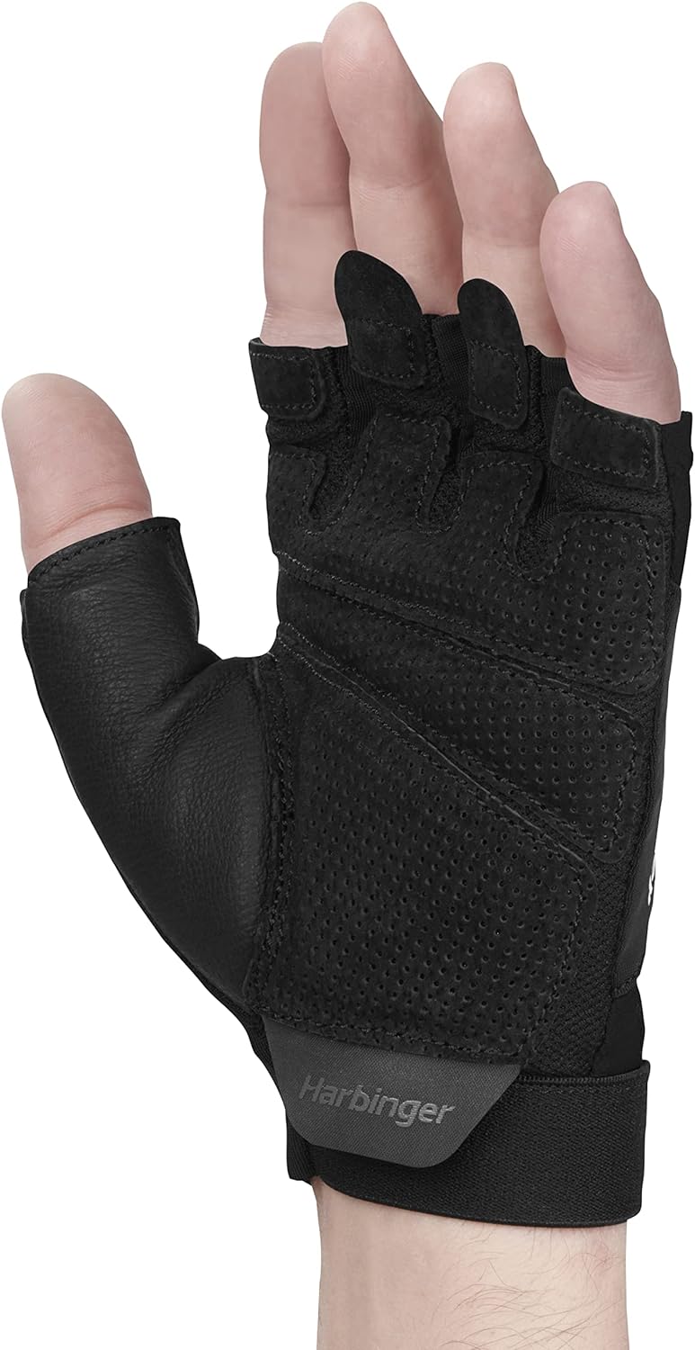Flexfit 2.0 Unisex Fitness Gloves - Black | Harbinger®