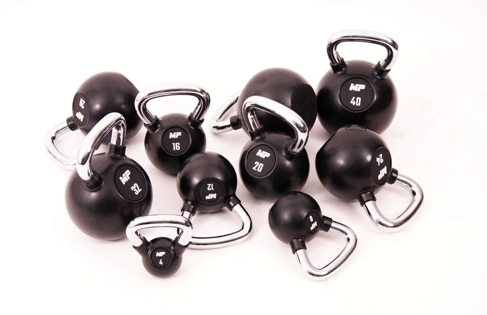 Kettlebell Chrom / Gummi | Muscle Power®