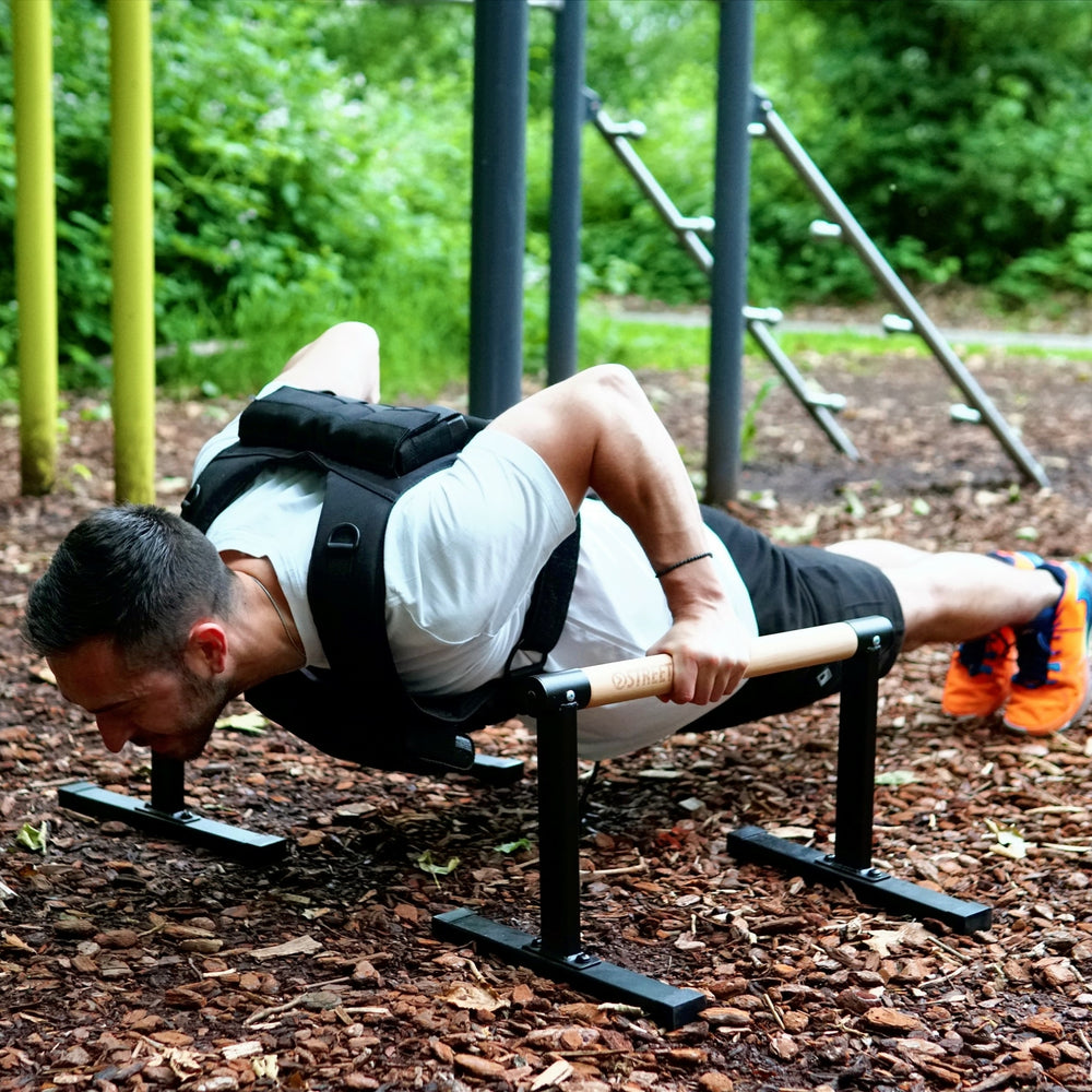 Houten Parallettes - Medium | StreetGains®