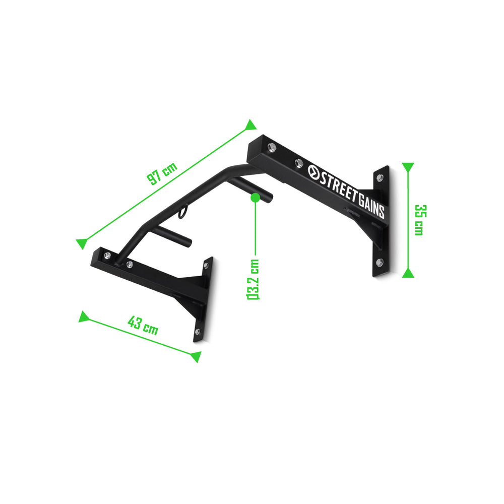 Compact Grip Pull Up Bar System – Wandmontage | StreetGains®