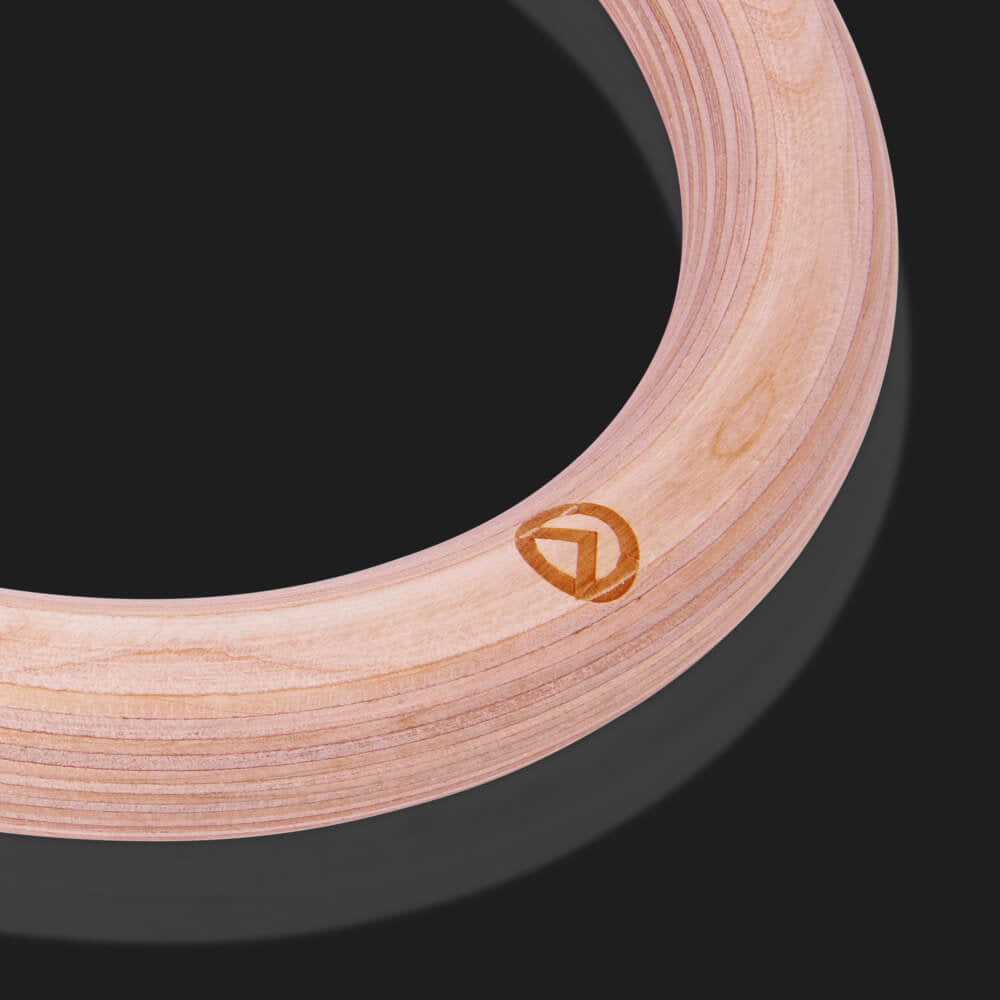 Wooden Rings + Mounting Set