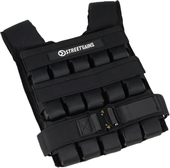 Gewichtsweste 30 kg Schwarz – inklusive Gewichte | StreetGains®