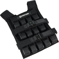 Weighted Vest 40KG Black – Includes Weights | StreetGains®