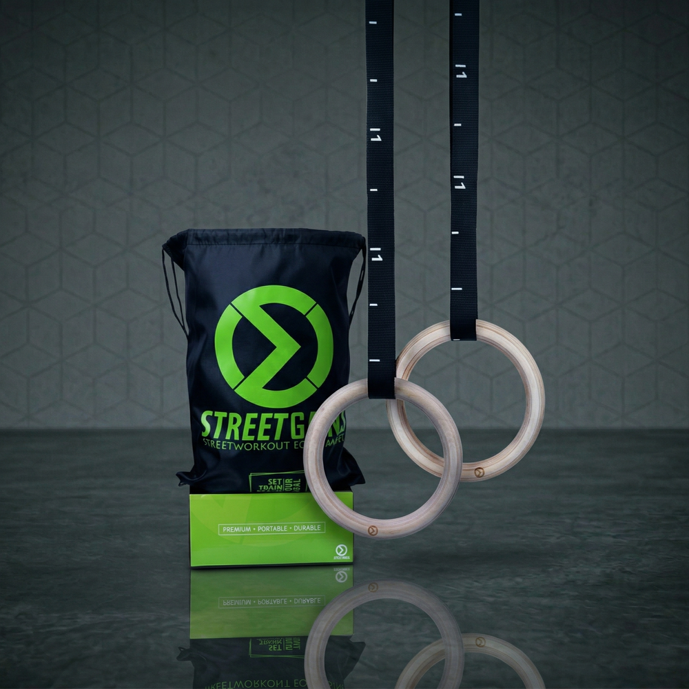 Wooden Rings + Mounting Set